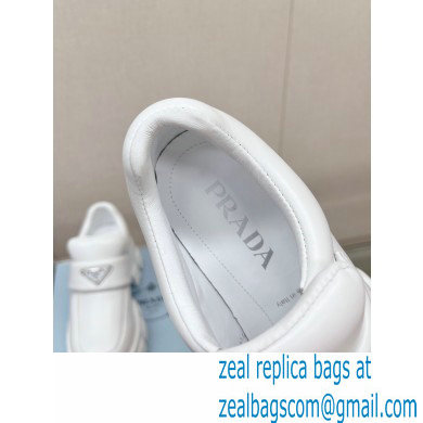 Prada Soft padded nappa leather loafers White 2023