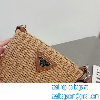 Prada raffia bucket bag 2023