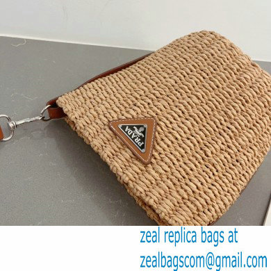 Prada raffia bucket bag 2023