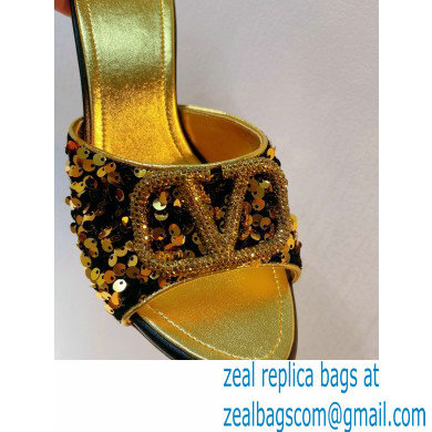 Valentino Crystal VLogo Signature Sequin mules 01 2023 - Click Image to Close