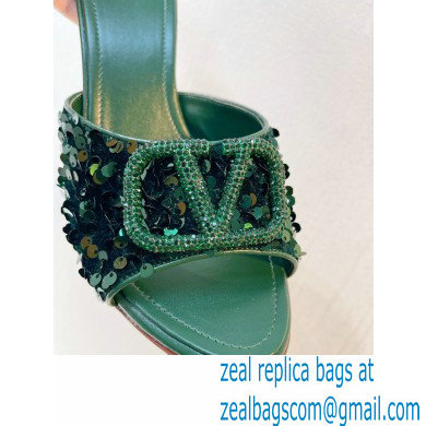 Valentino Crystal VLogo Signature Sequin mules 06 2023