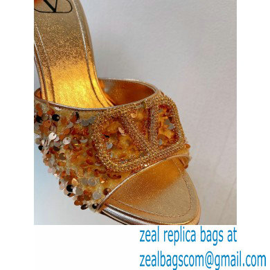 Valentino Crystal VLogo Signature Sequin mules 09 2023