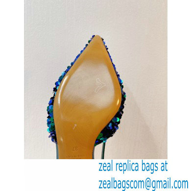 Valentino Crystal VLogo Signature Sequin slingback pumps 03 2023