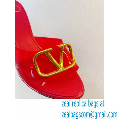 Valentino PVC VLogo Signature mules Sandals in transparent polymer material 04 2023