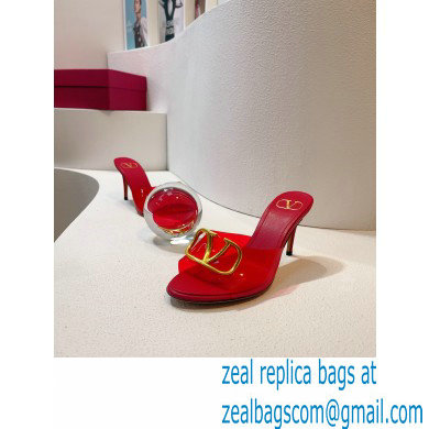 Valentino PVC VLogo Signature mules Sandals in transparent polymer material 04 2023