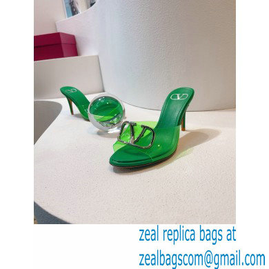 Valentino PVC VLogo Signature mules Sandals in transparent polymer material 05 2023