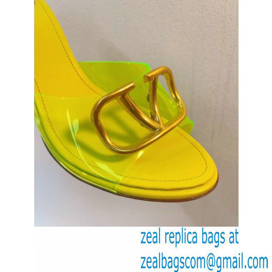 Valentino PVC VLogo Signature mules Sandals in transparent polymer material 06 2023