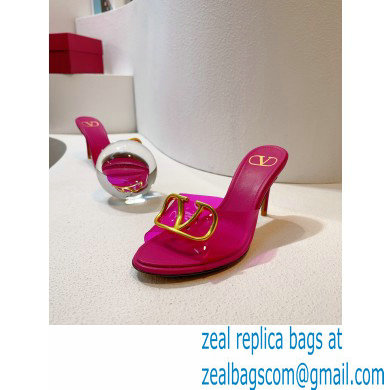 Valentino PVC VLogo Signature mules Sandals in transparent polymer material 08 2023
