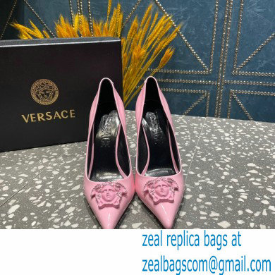 Versace Heel 9.5cm La Medusa Pumps Patent Pink 2023
