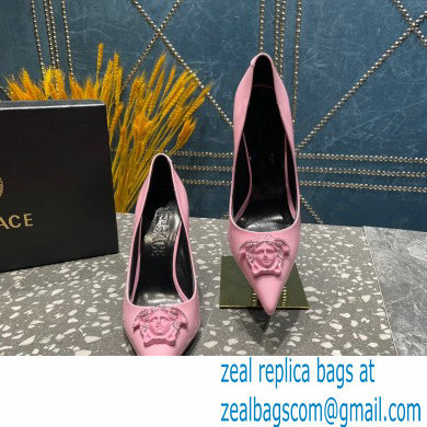 Versace Heel 9.5cm La Medusa Pumps Patent Pink 2023