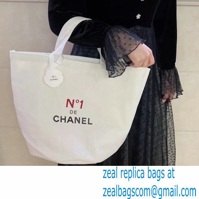 chanel camellia vintage canvas shopping bag white 2023