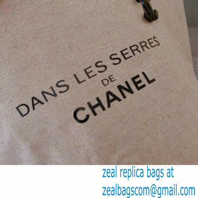 chanel canvas shopping bag creamy 2023