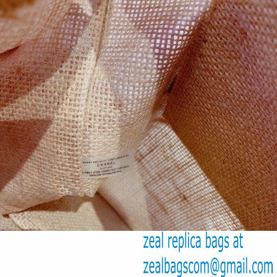 chanel canvas shopping bag creamy 2023