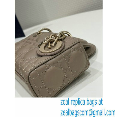 dior Micro Lady D-Joy Bag in Aesthetic Beige Cannage Lambskin 2023