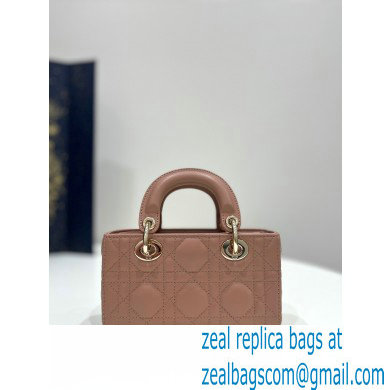 dior Micro Lady D-Joy Bag in Ethereal Pink Cannage Lambskin 2023