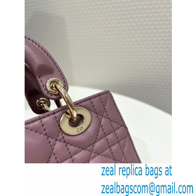 dior Micro Lady D-Joy Bag in Peony Pink Cannage Lambskin 2023