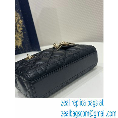 dior Micro Lady D-Joy Bag in black Cannage Lambskin 2023