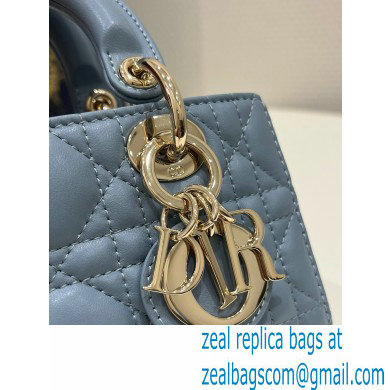 dior Micro Lady D-Joy Bag in cloud blue Cannage Lambskin 2023