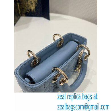 dior Micro Lady D-Joy Bag in cloud blue Cannage Lambskin 2023