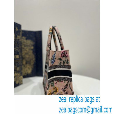 dior Natural Multicolor Raffia Embroidered with Dior Petites Fleurs small book tote bag 2023