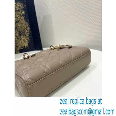 dior small Lady D-Joy Bag in Aesthetic Beige Cannage Lambskin 2023