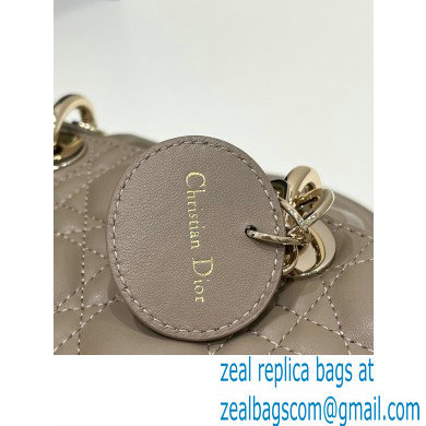 dior small Lady D-Joy Bag in Aesthetic Beige Cannage Lambskin 2023