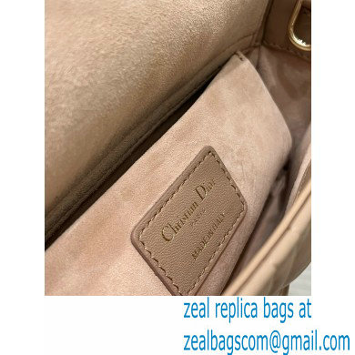 dior small Lady D-Joy Bag in Ethereal Pink Cannage Lambskin 2023