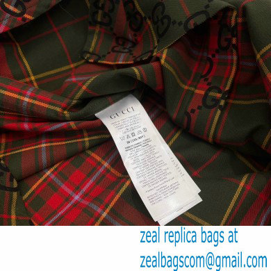 gucci GG tartan wool shirt 721464 2023 - Click Image to Close