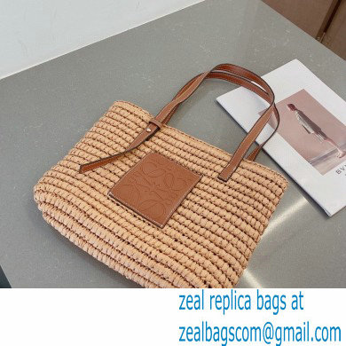 loewe raffia summer tote bag APRICOT 2023