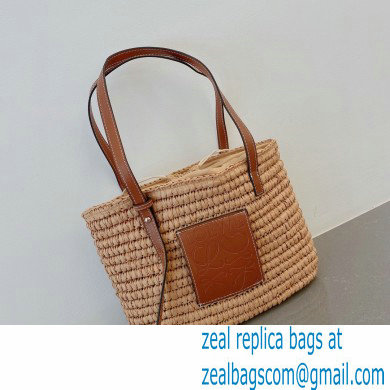 loewe raffia summer tote bag APRICOT 2023