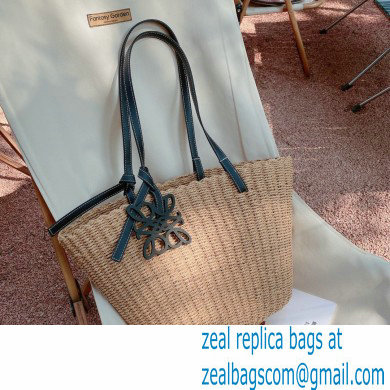 loewe raffia summer tote bag black 2023 - Click Image to Close