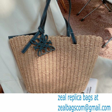 loewe raffia summer tote bag black 2023