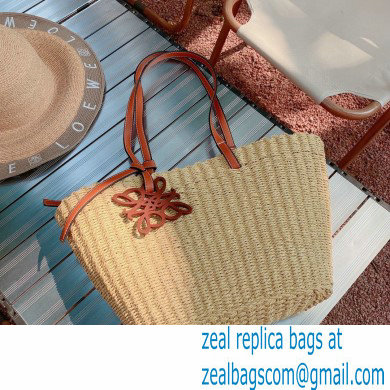 loewe raffia summer tote bag brown 2023