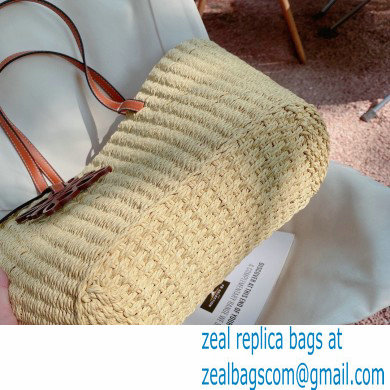 loewe raffia summer tote bag brown 2023