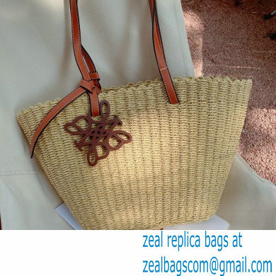 loewe raffia summer tote bag brown 2023