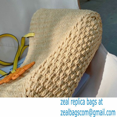 loewe raffia summer tote bag yellow 2023 - Click Image to Close