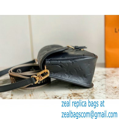 louis vuitton Diane satchel bag in Monogram Empreinte leather M46386 BLACK 2023 - Click Image to Close