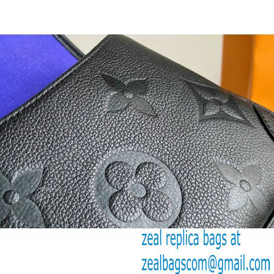 louis vuitton Diane satchel bag in Monogram Empreinte leather M46386 BLACK 2023 - Click Image to Close