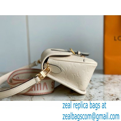 louis vuitton Diane satchel bag in Monogram Empreinte leather M46388 creme 2023