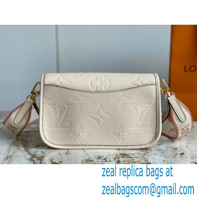 louis vuitton Diane satchel bag in Monogram Empreinte leather M46388 creme 2023