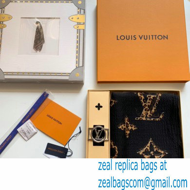 louis vuitton ENVY LV STOLE MP2910 BLACK 2023 - Click Image to Close