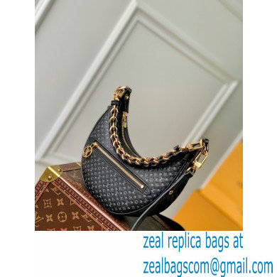 louis vuitton Loop baguette handbag in Monogram embossed leather M22591 BLACK 2023 - Click Image to Close