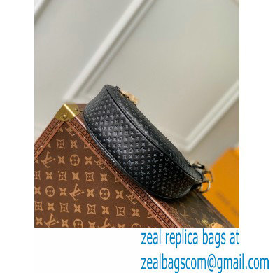 louis vuitton Loop baguette handbag in Monogram embossed leather M22591 BLACK 2023