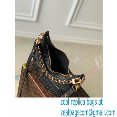 louis vuitton Loop baguette handbag in Monogram embossed leather M22591 BLACK 2023