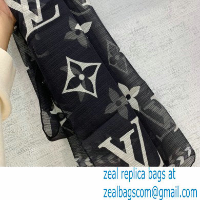 louis vuitton MONOGRAM BANDEAU BLACK 2023 - Click Image to Close