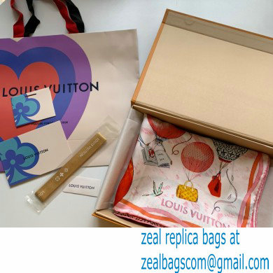 louis vuitton Up And Away Square 90 M77661 ROSE CLAIR 2023