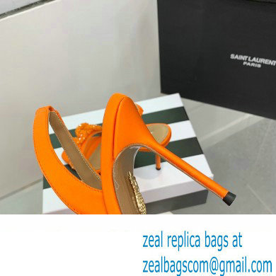 Aquazzura Heel 10.5cm Chain Of Love Sandals Orange 2023 - Click Image to Close