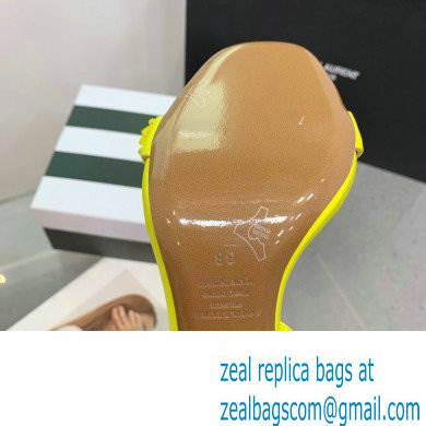Aquazzura Heel 10.5cm Chain Of Love Sandals Yellow 2023