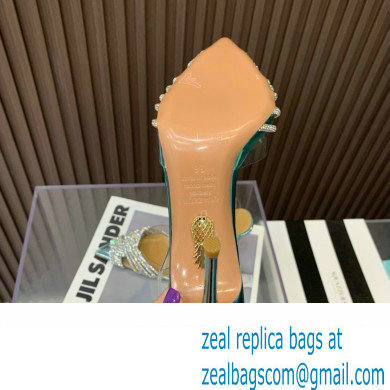 Aquazzura Heel 10.5cm Gatsby Sling PVC Slingback 02 2023 - Click Image to Close