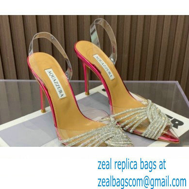 Aquazzura Heel 10.5cm Gatsby Sling PVC Slingback 03 2023